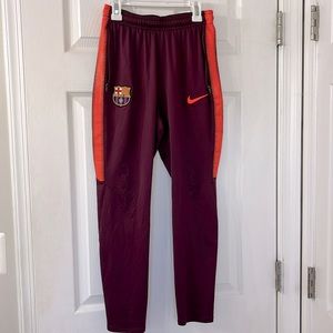 Nike FC Barcelona Strike Soccer Futbol Pants 17-18 Dry Squad Boys XS or Small